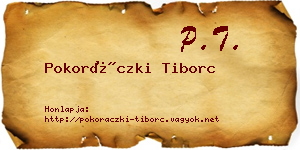 Pokoráczki Tiborc névjegykártya